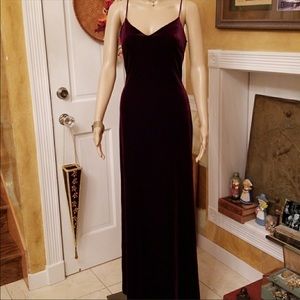 Velvet formal gown